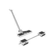   SOLO6/DUO6 SILVER NEHÉZGÉPSZÁLLÍTÓ ZSÁMOLY SET, 10T/SET, KORMÁNYZOTT, 16 GÖRGŐ