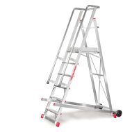 ALUMÍNIUM LÉTRA SM 7 FOKKAL 10CM, M.MAG: 3,64M