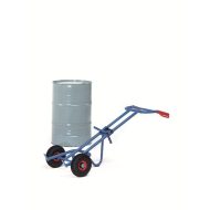   Hordószállító kocsi 106V, 200 l hordóhoz, 300 kg, tömörgumi kerekekkel