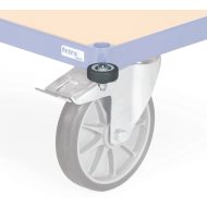   Műanyag védőgörgők az alváz sarkain felár, 4 db 1299, átm. 50 mm