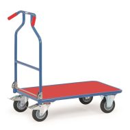   Áruszállító kocsi Optiliner 3301, kék/piros, rakfelület 900 x 600 mm, 400 kg