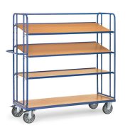   Polcos kocsi 4395 dönthető, 4 polccal, Rf. 1.250 x 610 mm, 500 kg
