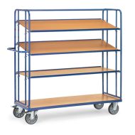   Polcos kocsi 4396 dönthető, 4 polccal, Rf. 1.650 x 610 mm, 500 kg