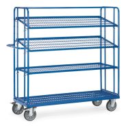   Polcos kocsi 4496 dönthető, 4 polccal, Rf. 1.650 x 610 mm, 500 kg