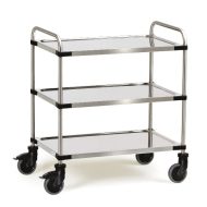   Tálalókocsi rozsdamentes 5013, rakfelület 1.000 x 500 mm, 150 kg