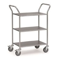 Tálalókocsi 5043, rakfelület 665 x 450 mm, ALU, 150 kg