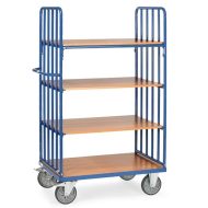   Polcos kocsi 8313 rácsos fallal, rakfelület 1.200 x 800 mm, 600 kg