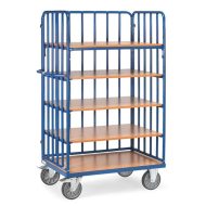   Polcos kocsi 8351-1 rácsos fallal, rakfelület 1.000 x 600 mm, 600 kg
