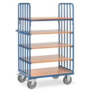   Polcos kocsi 8353 rácsos fallal, rakfelület 1.200 x 800 mm, 600 kg