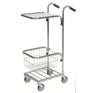   Irodai kocsi KONGAMEK KM153-HTB, rakfelület 410 x 355 mm, 35 kg