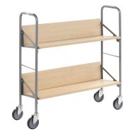   Könyvtári szállítókocsi KONGAMEK KM156, rakfelület 820 x 270 mm, 50 kg